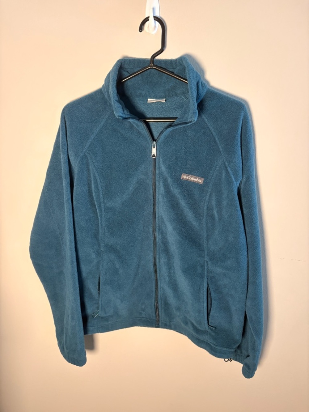 Columbia Teal Zip-Up Fleece Jacket